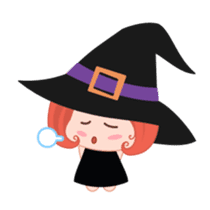 Wikie - A little witch sticker #13322106