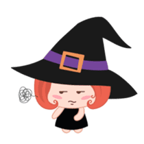 Wikie - A little witch sticker #13322108