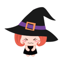 Wikie - A little witch sticker #13322113