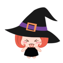 Wikie - A little witch sticker #13322114