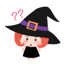 Wikie - A little witch sticker #13322116