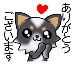 Two colors of puppies! sticker #13323007