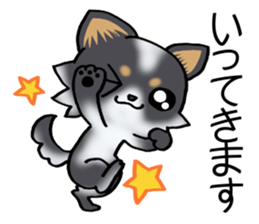 Two colors of puppies! sticker #13323008