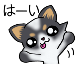 Two colors of puppies! sticker #13323009