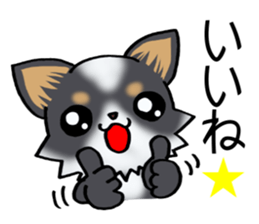 Two colors of puppies! sticker #13323015