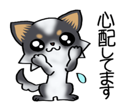 Two colors of puppies! sticker #13323019