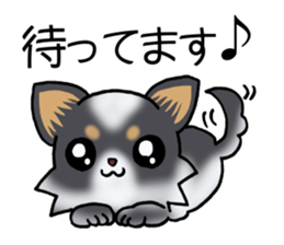 Two colors of puppies! sticker #13323027