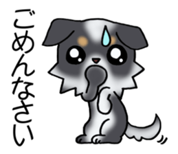 Two colors of puppies! sticker #13323030