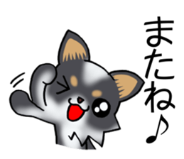 Two colors of puppies! sticker #13323043