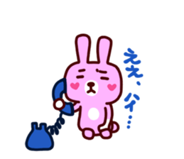A little friend's rabbit sticker #13323307