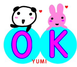 namae from sticker yumi sticker #13323594