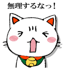 The cat which isn't caused sticker #13323715