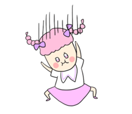 happy life of strange girl sticker #13323913