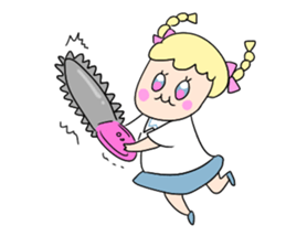 happy life of strange girl sticker #13323921