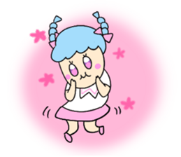 happy life of strange girl sticker #13323924