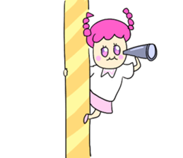 happy life of strange girl sticker #13323928