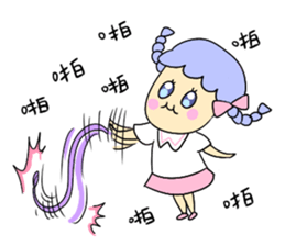 happy life of strange girl sticker #13323934