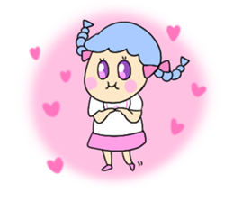 happy life of strange girl sticker #13323937