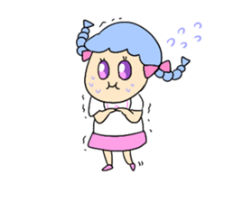 happy life of strange girl sticker #13323942