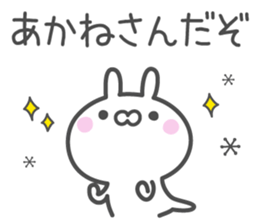 AKANE's basic pack,cute rabbit sticker #13324095