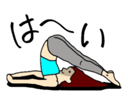 Yogi women sticker #13324136