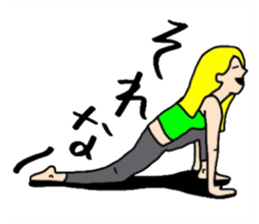 Yogi women sticker #13324151