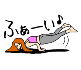 Yogi women sticker #13324167