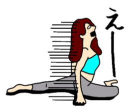 Yogi women sticker #13324170