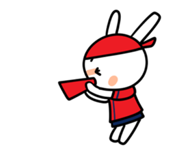 Red helmet Hiroppi sticker #13324975