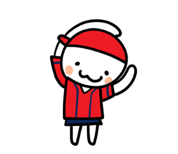 Red helmet Hiroppi sticker #13324977
