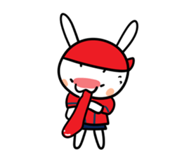 Red helmet Hiroppi sticker #13324987