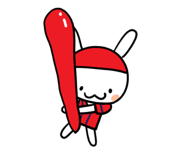 Red helmet Hiroppi sticker #13324988