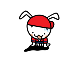 Red helmet Hiroppi sticker #13324995