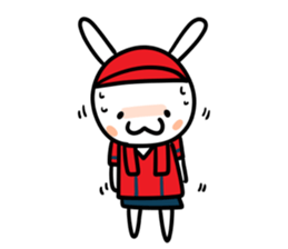 Red helmet Hiroppi sticker #13324997