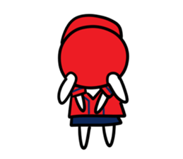 Red helmet Hiroppi sticker #13324998
