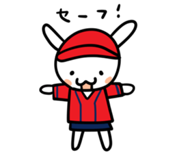 Red helmet Hiroppi sticker #13325006
