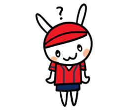 Red helmet Hiroppi sticker #13325010