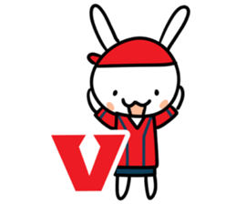 Red helmet Hiroppi sticker #13325013