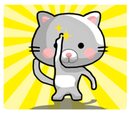 Cat words 2. sticker #13325151