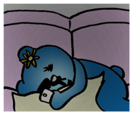 Bear named Hanako sticker #13325212