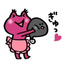 KeroMAM and Kurotama sticker #13325456