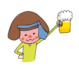 Go for it Hiroko. ~ In daily life ~ sticker #13325827