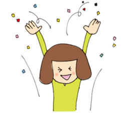 Go for it Hiroko. ~ In daily life ~ sticker #13325838