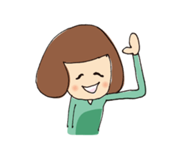 Go for it Hiroko. ~ In daily life ~ sticker #13325846