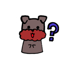 Yorkie Marron that floppy ears (moving) sticker #13326313