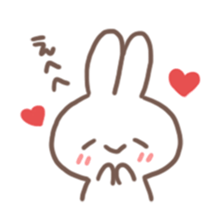 Obedient child rabbit sticker #13326518
