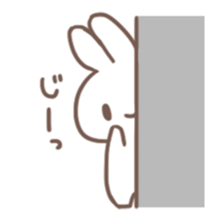 Obedient child rabbit sticker #13326533