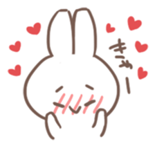 Obedient child rabbit sticker #13326543