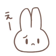Obedient child rabbit sticker #13326546