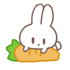 Obedient child rabbit sticker #13326553